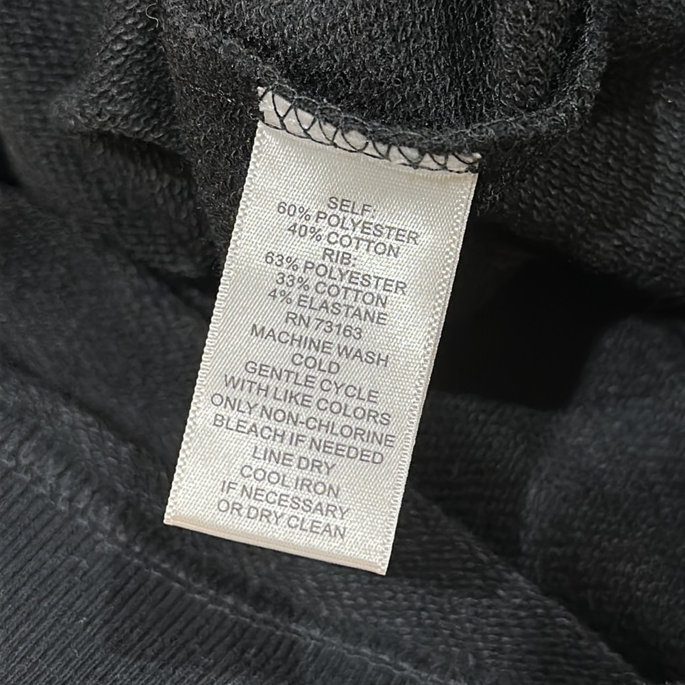 NWT Cable & Gauge BLACK Embroidered Shoulder Sweater Sweatshirt Sz S - Picture 10 of 10